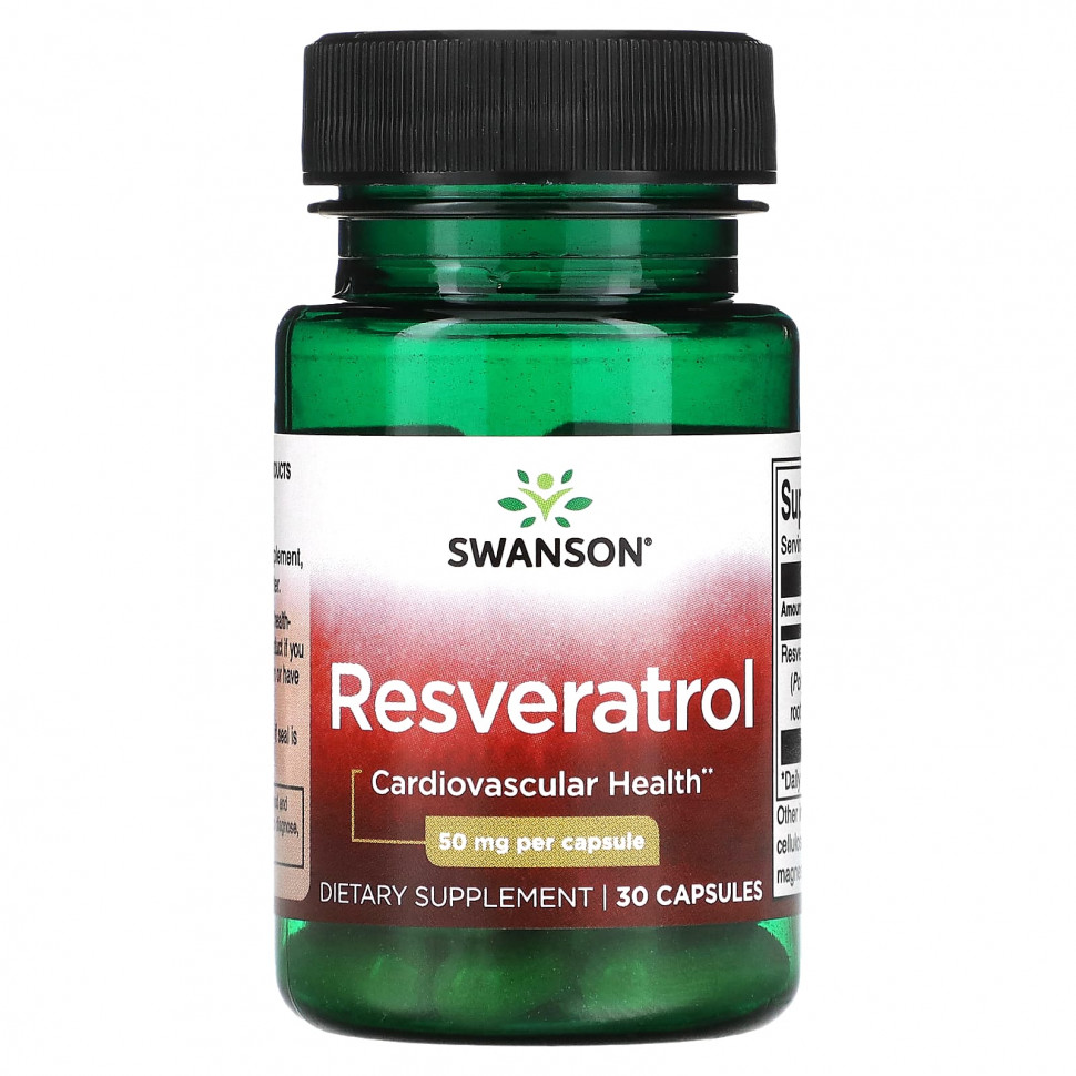 ���� ������ (Iherb) Swanson, �����������, 50 ��, 30 ������, ������ �� 620 ���