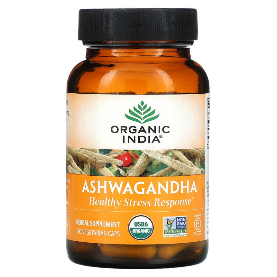 ���� ������ (Iherb) Organic India, ���������, 90 �������������� ������, ������ �� 4140 ���