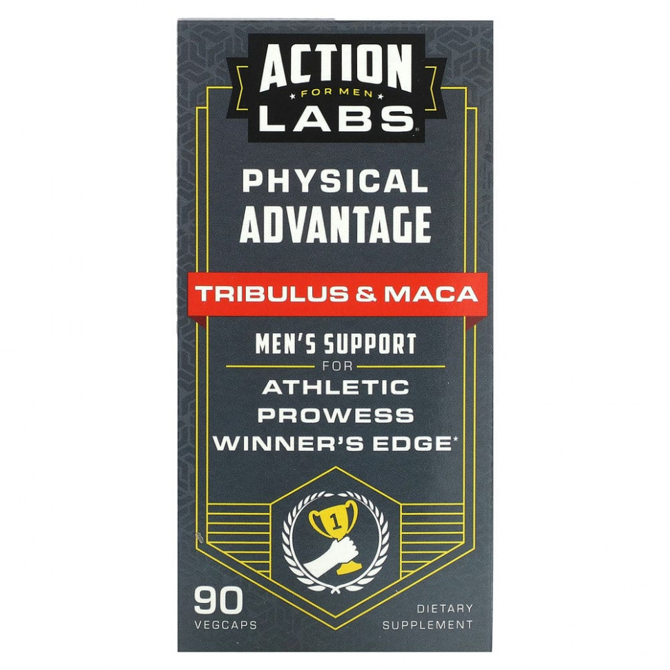 ���� ������ (Iherb) Action Labs, ��� ������, Physical Advantage, ������ � ����, 90 �������������� ������, ������ �� 4870 ���