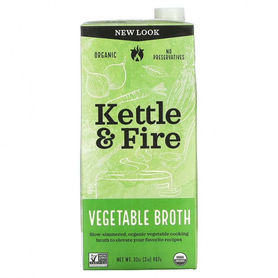 ���� ������ (Iherb) Kettle & Fire, ������� ������, 907 � (32 �����), ������ �� 2020 ���