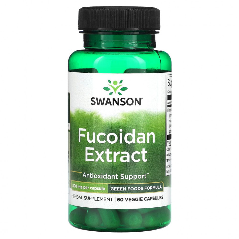 ���� ������ (Iherb) Swanson, �������� ���������, 500 ��, 60 ������������ ������, ������ �� 4720 ���