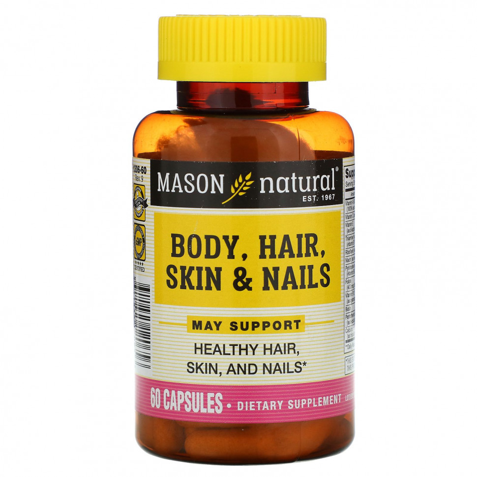 ���� ������ (Iherb) Mason Natural, ����, ������, ���� � �����, 60 ������, ������ �� 1630 ���