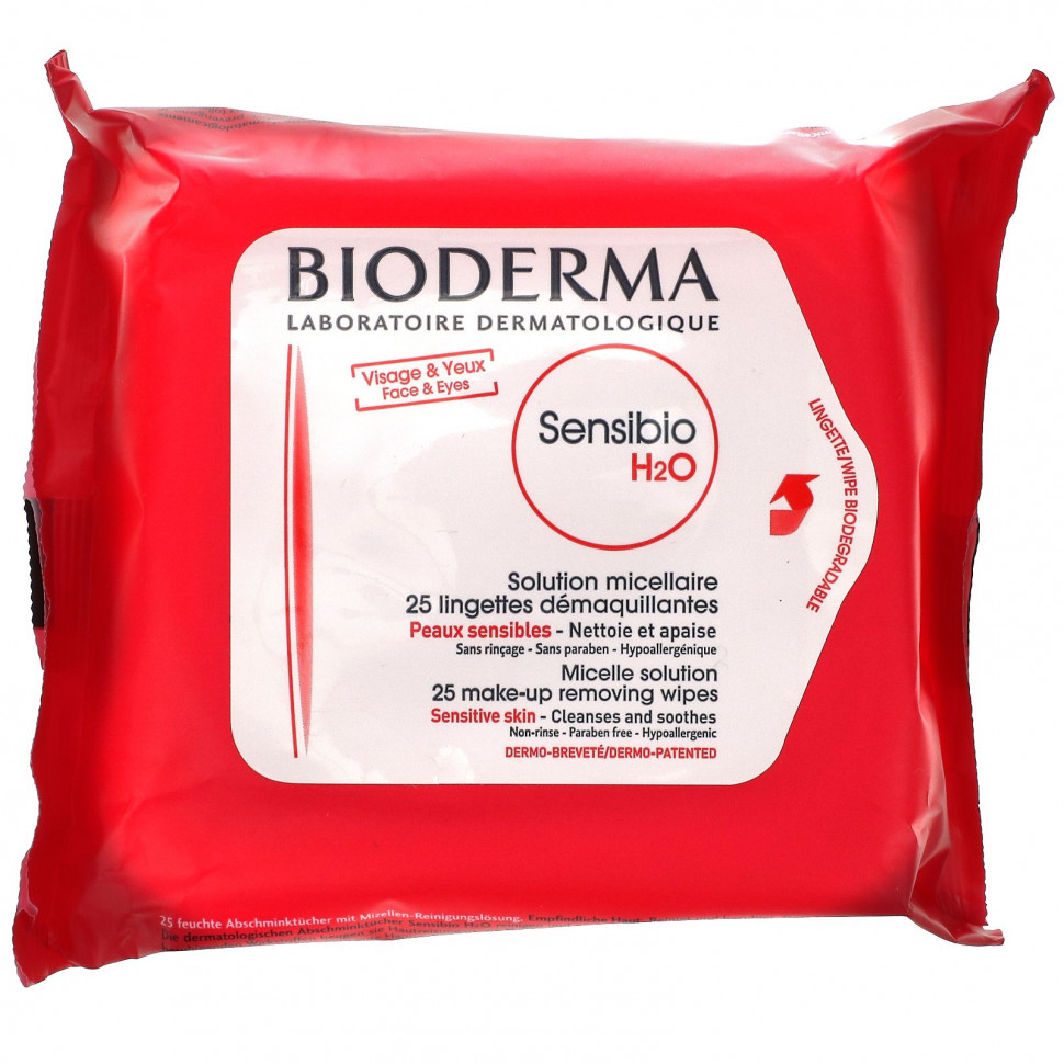 ���� ������ (Iherb) Bioderma, Sensibio, �������� ��� ������ ������� � ����������� ���������, 25 ��������, ������ �� 2250 ���