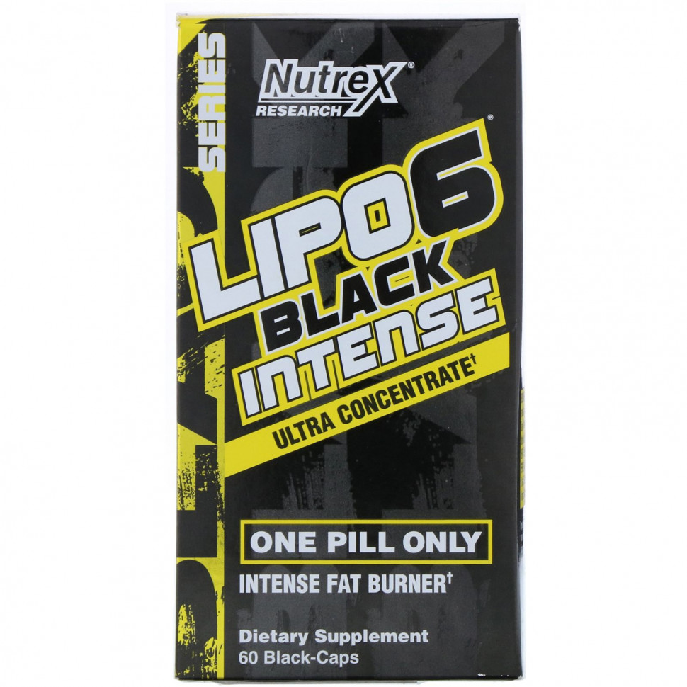 ���� ������ (Iherb) Nutrex Research, LIPO-6 Black Intense, ����������������, 60 ������ ������, ������ �� 5370 ���