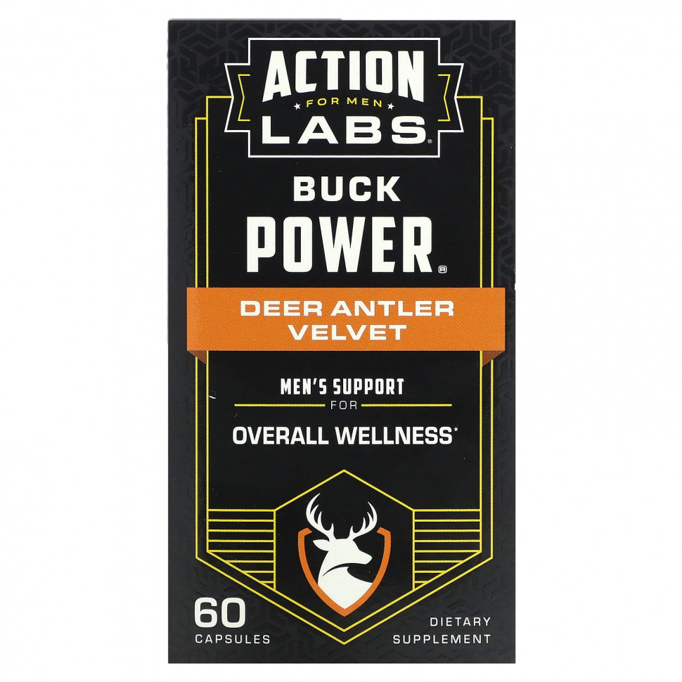   (Iherb) Action Labs,  , Buck Power,    , 60 ,   8030 