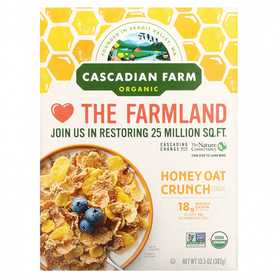 ���� ������ (Iherb) Cascadian Farm, ������������ ������ � ����� � ��������, 382 � (13,5 �����), ������ �� 2260 ���