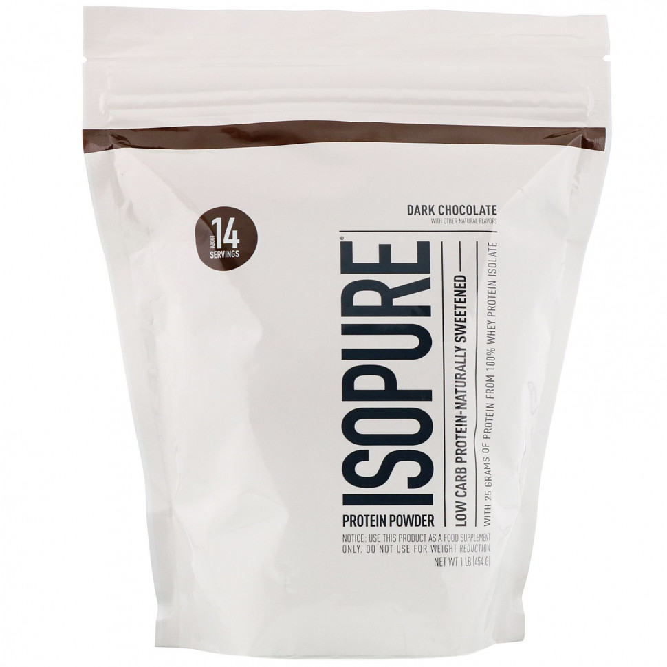 ���� ������ (Iherb) Isopure, ����������� ������� � ������ ����������� ���������, ������ �������, 1 ���� (454 �), ������ �� 6420 ���
