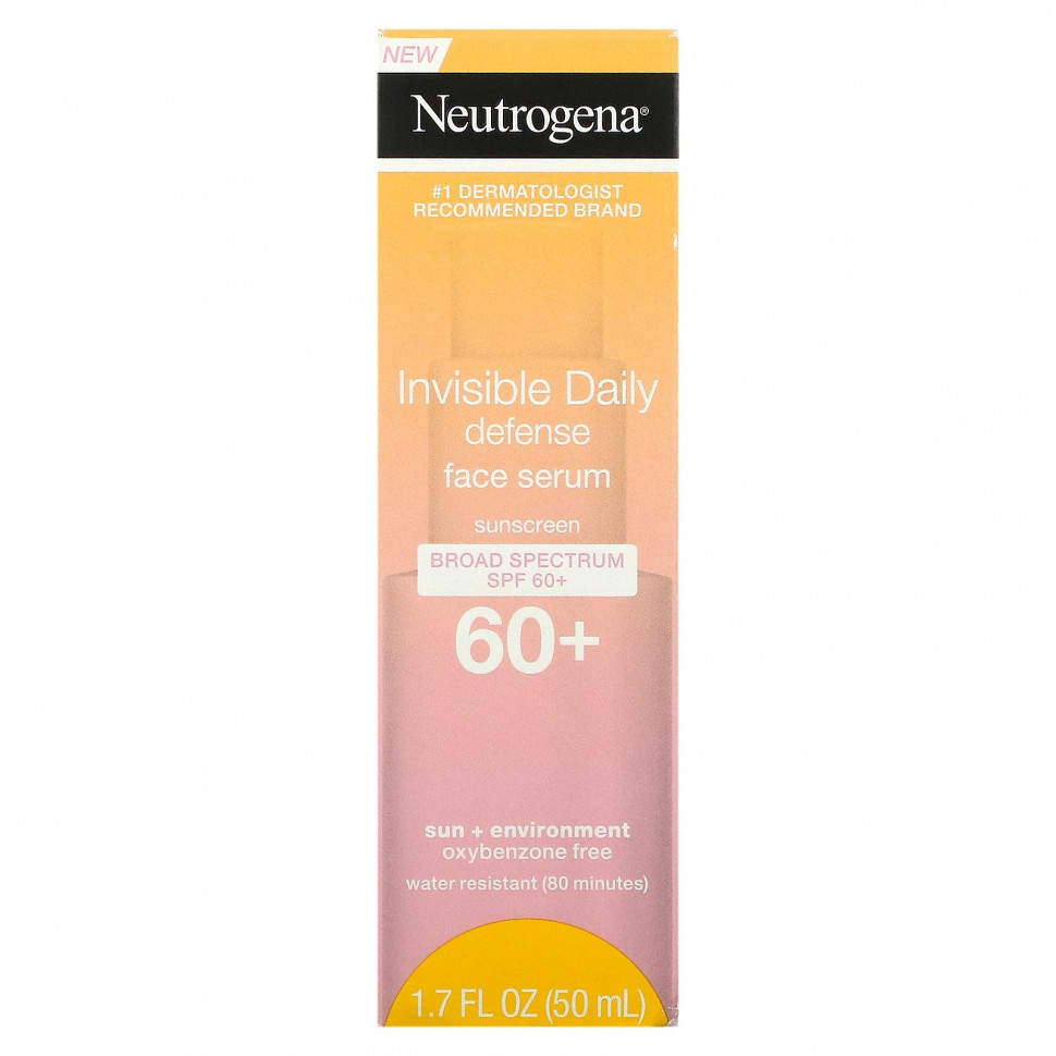 ���� ������ (Iherb) Neutrogena, �������������� ���������, ���������� ��������� ������, SPF 60+, 50 �� (1,7 ����. �����), ������ �� 3120 ���