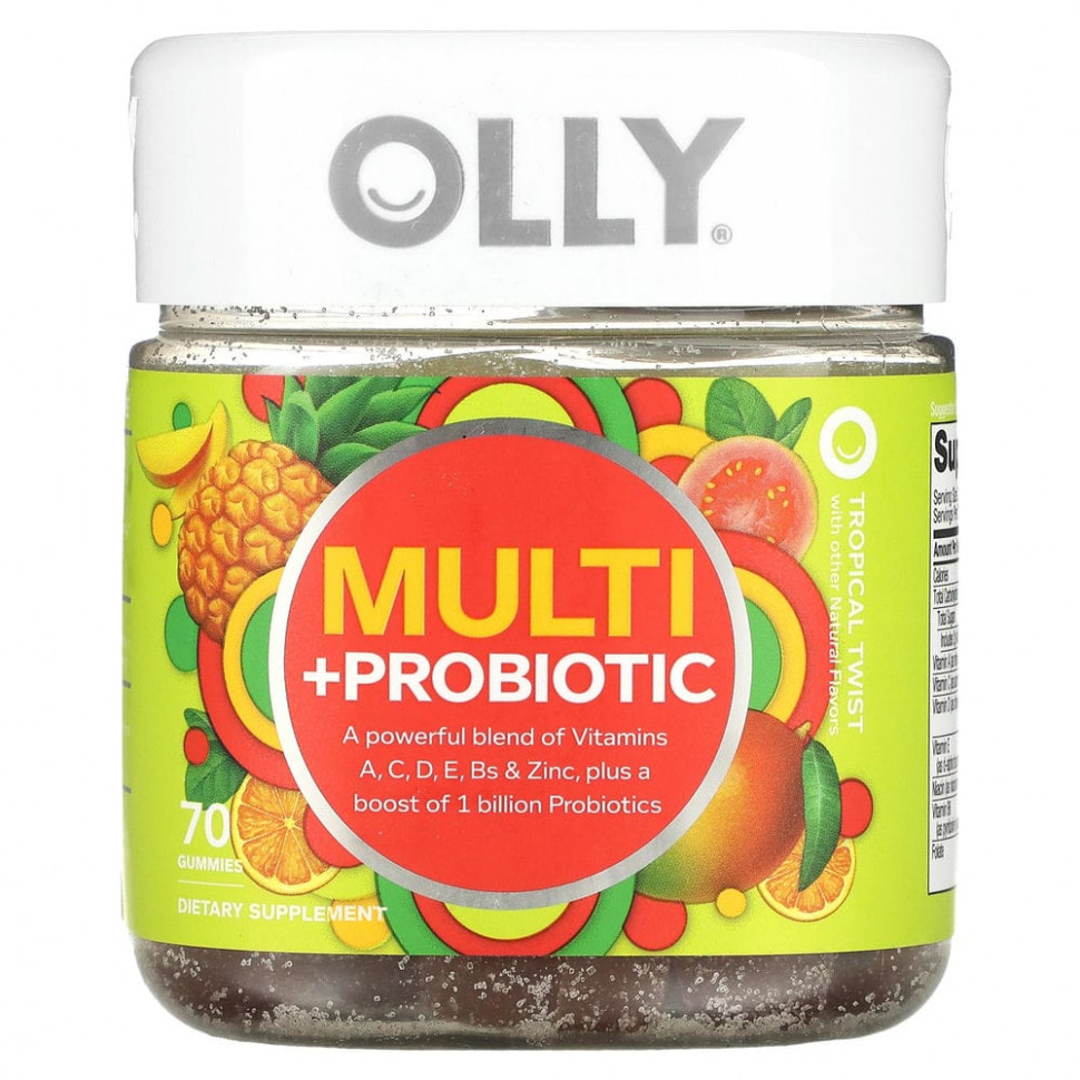 ���� ������ (Iherb) OLLY, �������������� � ����������, Tropical Twist, 70 ����������� ��������, ������ �� 4420 ���