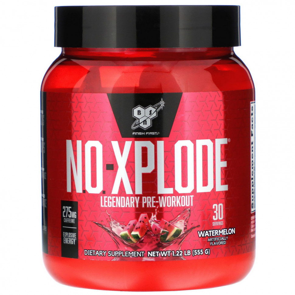 ���� ������ (Iherb) BSN, N.O.-Xplode, ����������� ����������������� ��������, �����, 555 � (1,22 �����), ������ �� 8960 ���
