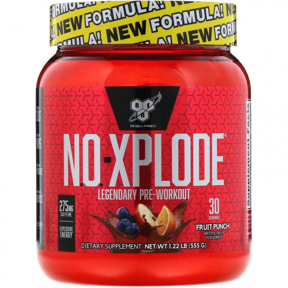 ���� ������ (Iherb) BSN, N.O.-Xplode, Legendary Pre-Workout, �� ������ ���������� �����, 555 � (1,22 �����), ������ �� 8960 ���