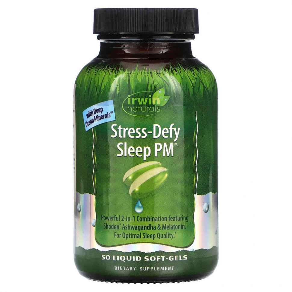 ���� ������ (Iherb) Irwin Naturals, Stress-Defy Sleep PM, 50 ������ ��������, ������ �� 5590 ���