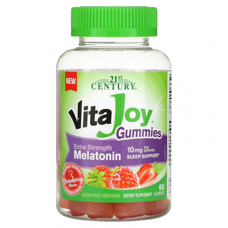 ���� ������ (Iherb) 21st Century, Vita Joy, ����������� ���������� � �����������, ��������� ���� ��������, ��������, 5 ��, 60 ����������� ��������, ������ �� 2420 ���