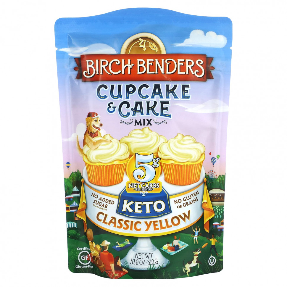   (Iherb) Birch Benders, Cupcake & Cake, ,  , 310  (10,9 ),   1940 