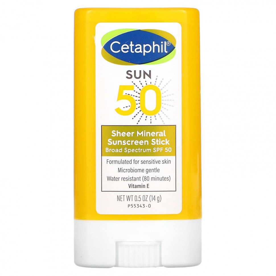 ���� ������ (Iherb) Cetaphil, ����������� �������������� ����-����, SPF 50, 14 � (0,5 �����), ������ �� 1830 ���