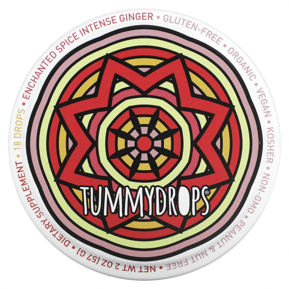 ���� ������ (Iherb) Tummydrops, Enchanted Spice, ����������� ����� � �������, 18 ������, 57 � (2 �����), ������ �� 1370 ���