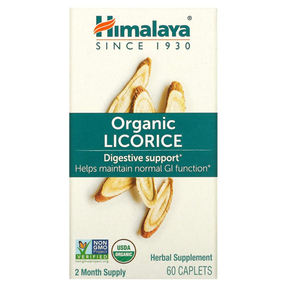 ���� ������ (Iherb) Himalaya, Licorice, ������������ ��������� �����������, 60 ������, ������ �� 2900 ���
