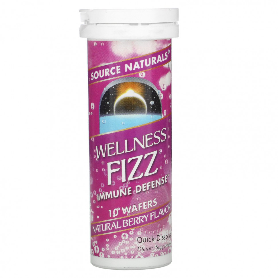 ���� ������ (Iherb) Source Naturals, ������������������� �������� Wellness Fizz, �� ������ ����������� ����, 10 ���������, ������ �� 1200 ���