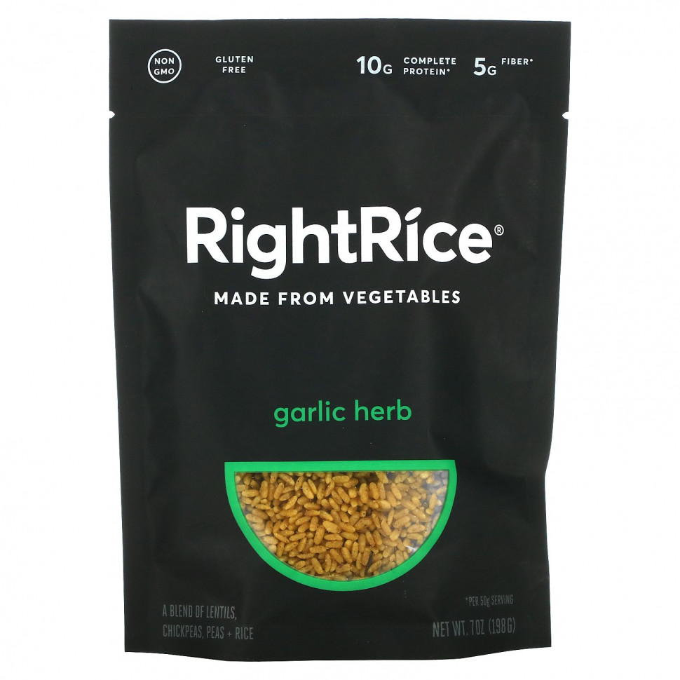 ���� ������ (Iherb) RightRice, ������� �� ������, ������ � �����, 198 � (7 �����), ������ �� 1200 ���