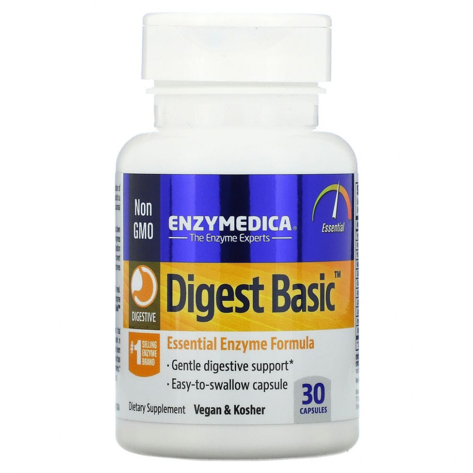 ���� ������ (Iherb) Enzymedica, Digest Basic, ������� �������� ���������, 30 ������, ������ �� 1460 ���