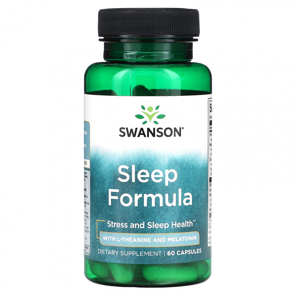 ���� ������ (Iherb) Swanson, ������� ��� ��� � L-�������� � �����������, 60 ������, ������ �� 3770 ���