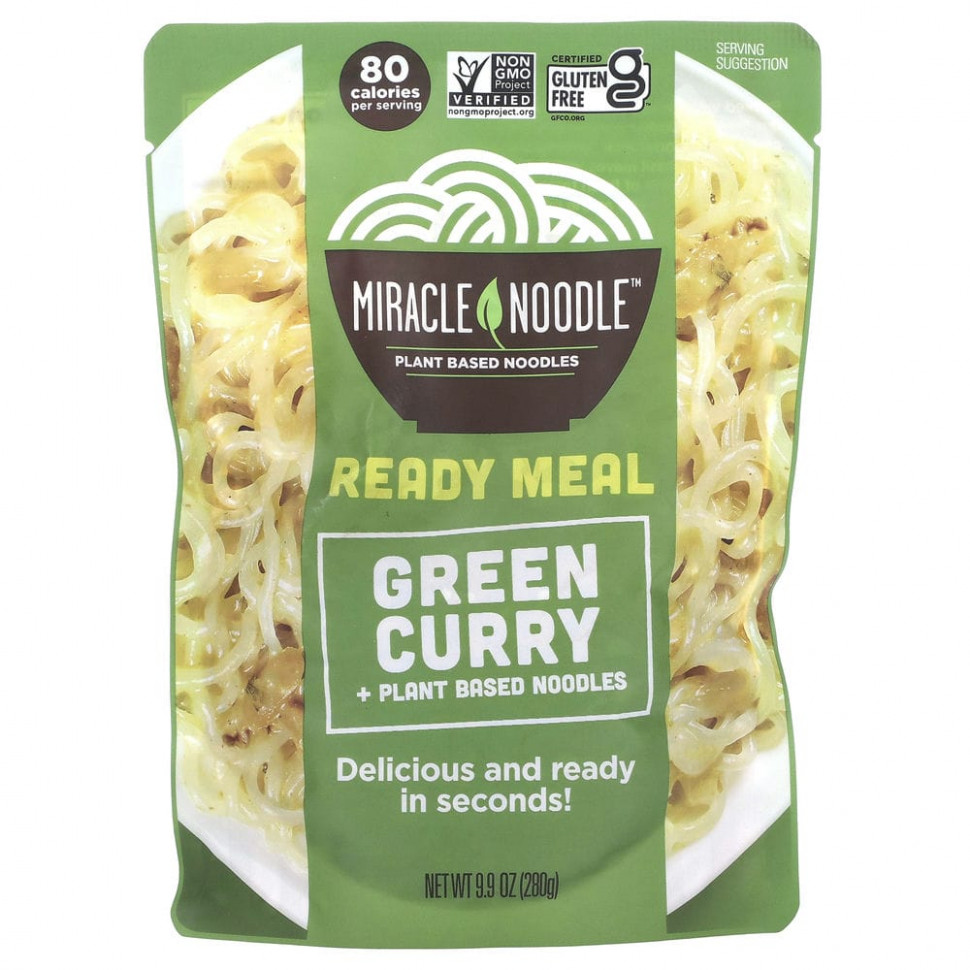 ���� ������ (Iherb) Miracle Noodle, ������� �������, ������� �����, 280 � (9,9 �����), ������ �� 1340 ���