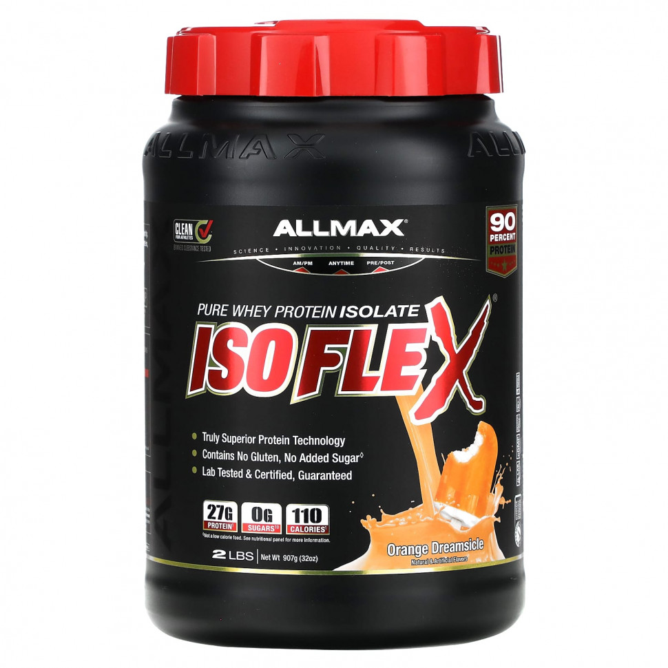 ���� ������ (Iherb) ALLMAX, Isoflex, 100% ����������� ������ ������������� ����� (WPI ������ ����������), ������������ ������ 2 ����� (907 �), ������ �� 8360 ���