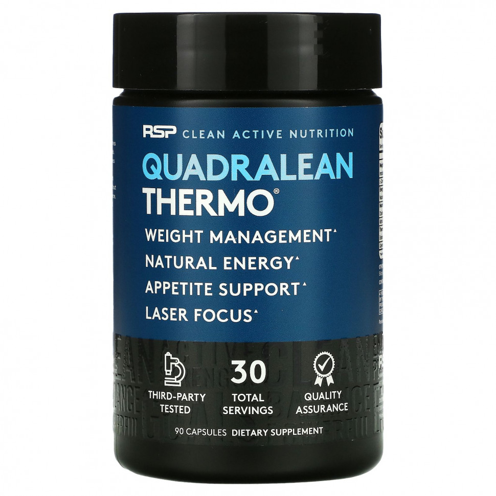 ���� ������ (Iherb) RSP Nutrition, Quadralean Thermo, 90 ������, ������ �� 3300 ���