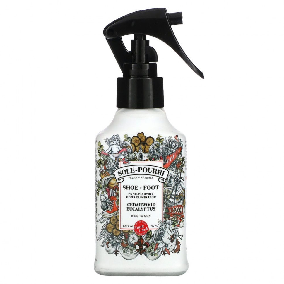 ���� ������ (Iherb) Poo-Pourri, Sole-Pourri, Shoe + Foot, �������� ��� ���������� ���������� �������, ���� � ��������, 100 �� (3,4 ����. �����), ������ �� 1880 ���