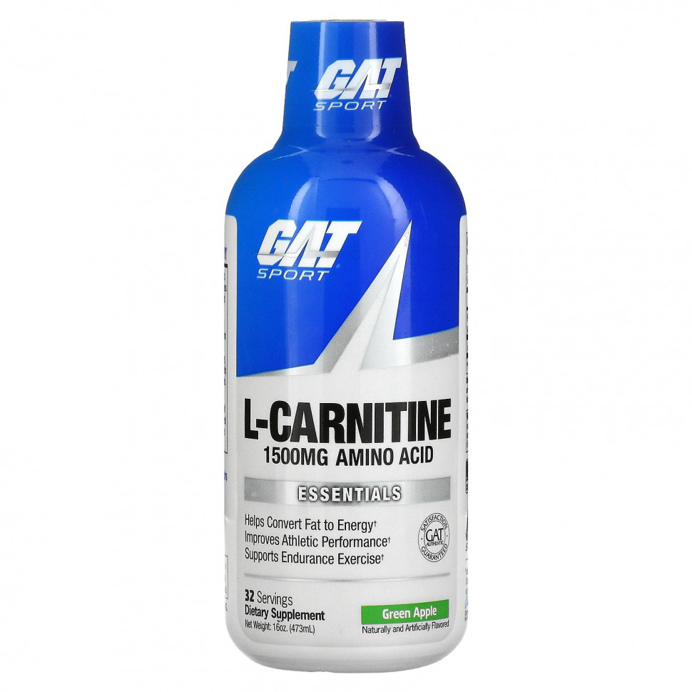 ���� ������ (Iherb) GAT, L-��������, ������������ � ��������� �����, �� ������ �������� ������, 473 �� (16 �����), ������ �� 4450 ���