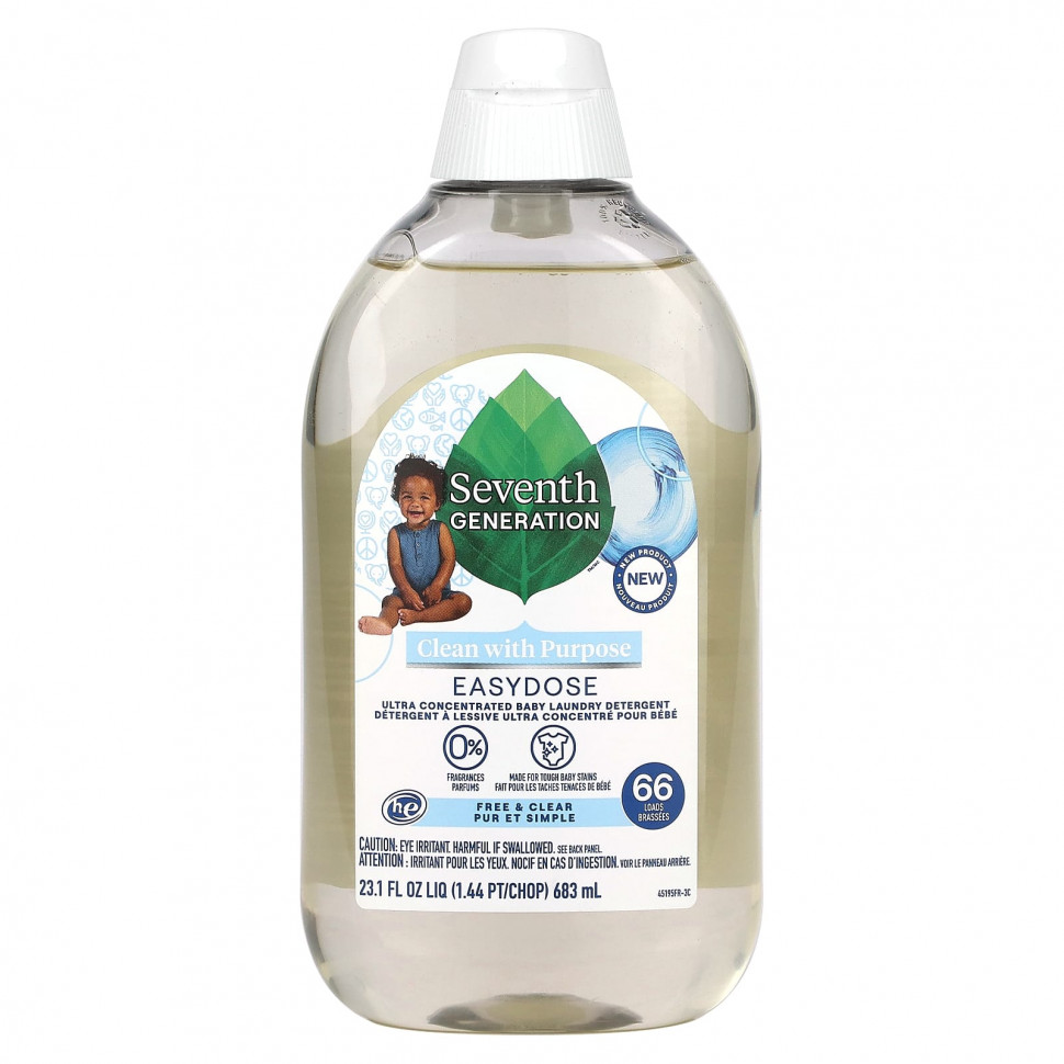 ���� ������ (Iherb) Seventh Generation, ����������������������� ������� �������� ��� ������ Easy Dose, ��������� � ����������, 683 �� (23,1 ����. �����), ������ �� 4790 ���