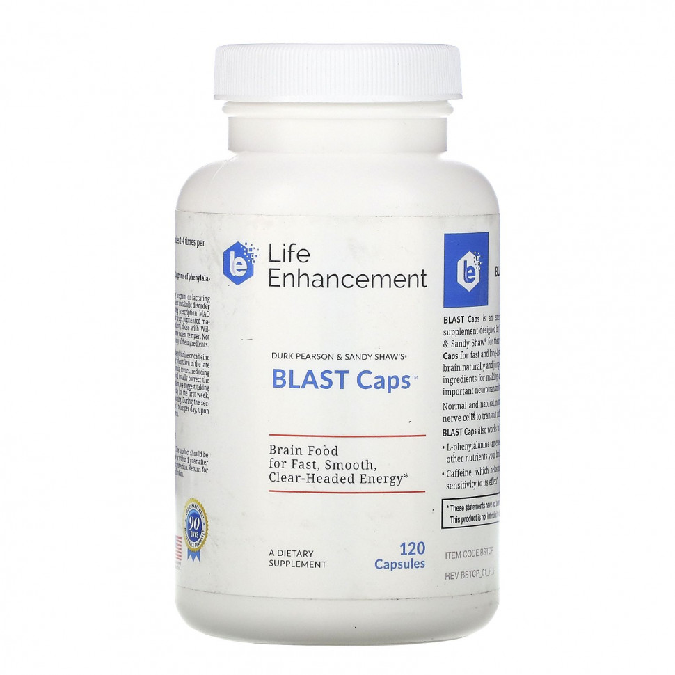 ���� ������ (Iherb) Life Enhancement, Blast Caps, 120 ������, ������ �� 6390 ���