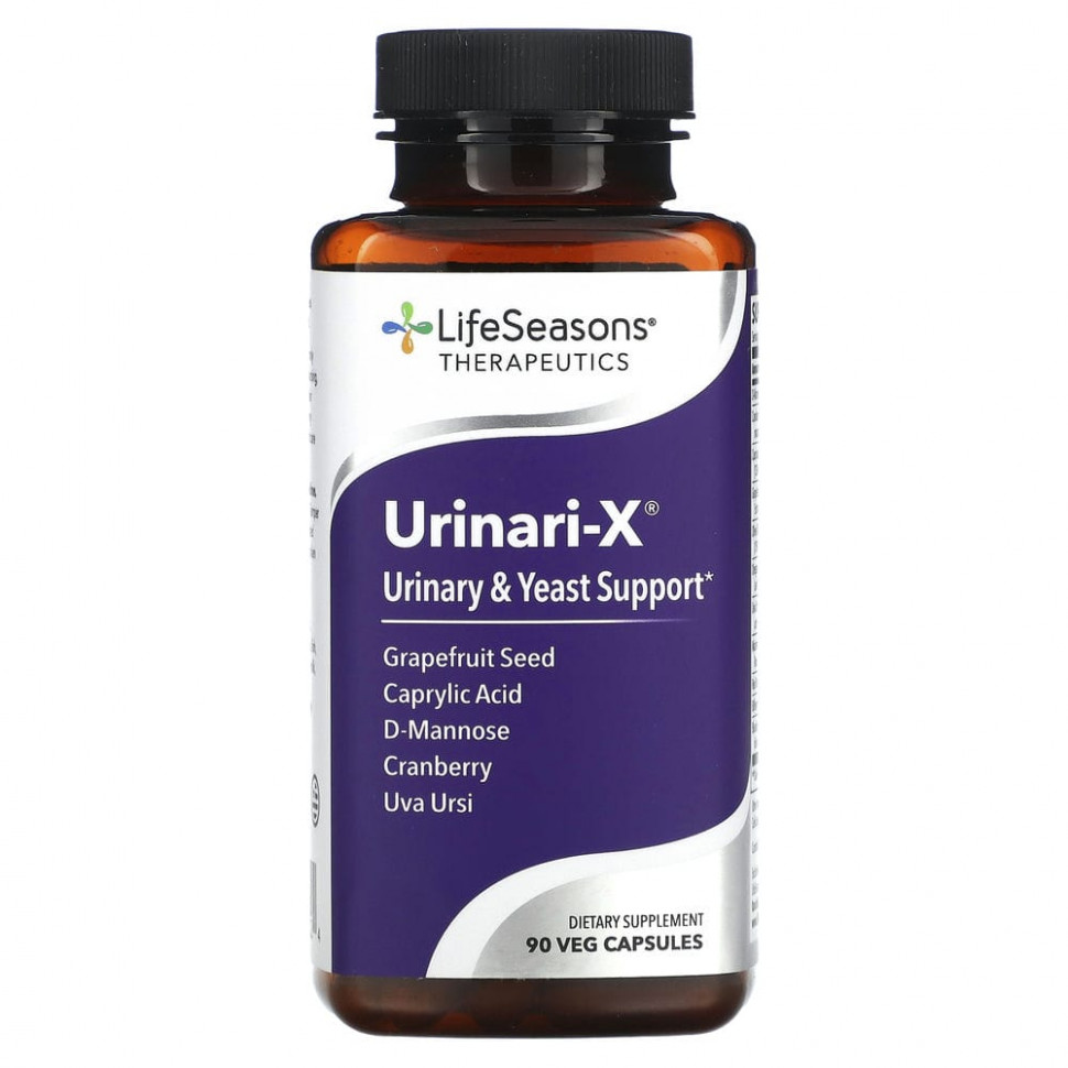 ���� ������ (Iherb) LifeSeasons, Urinari-X, ��������� ��������� ������������� �����, 90 �������������� ������, ������ �� 5230 ���