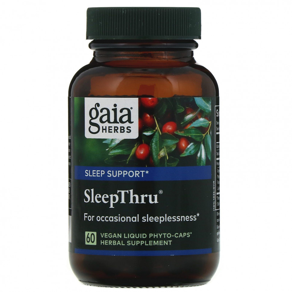 ���� ������ (Iherb) Gaia Herbs, SleepThru, 60 ������������ ����-������ � ���������, ������ �� 4710 ���