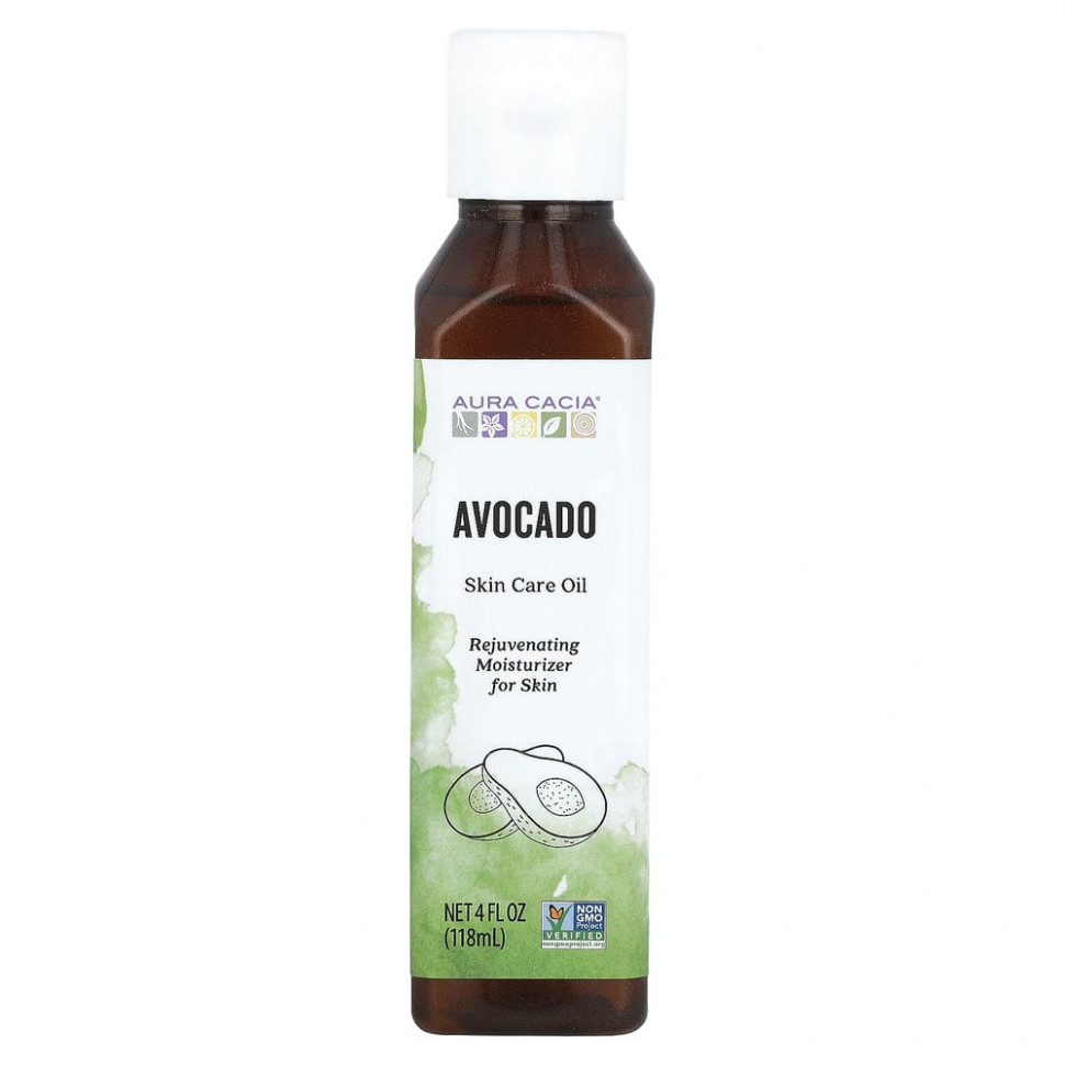 ���� ������ (Iherb) Aura Cacia, Skin Care Oil, Comforting Avocado, 4 fl oz (118 ml), ������ �� 1480 ���