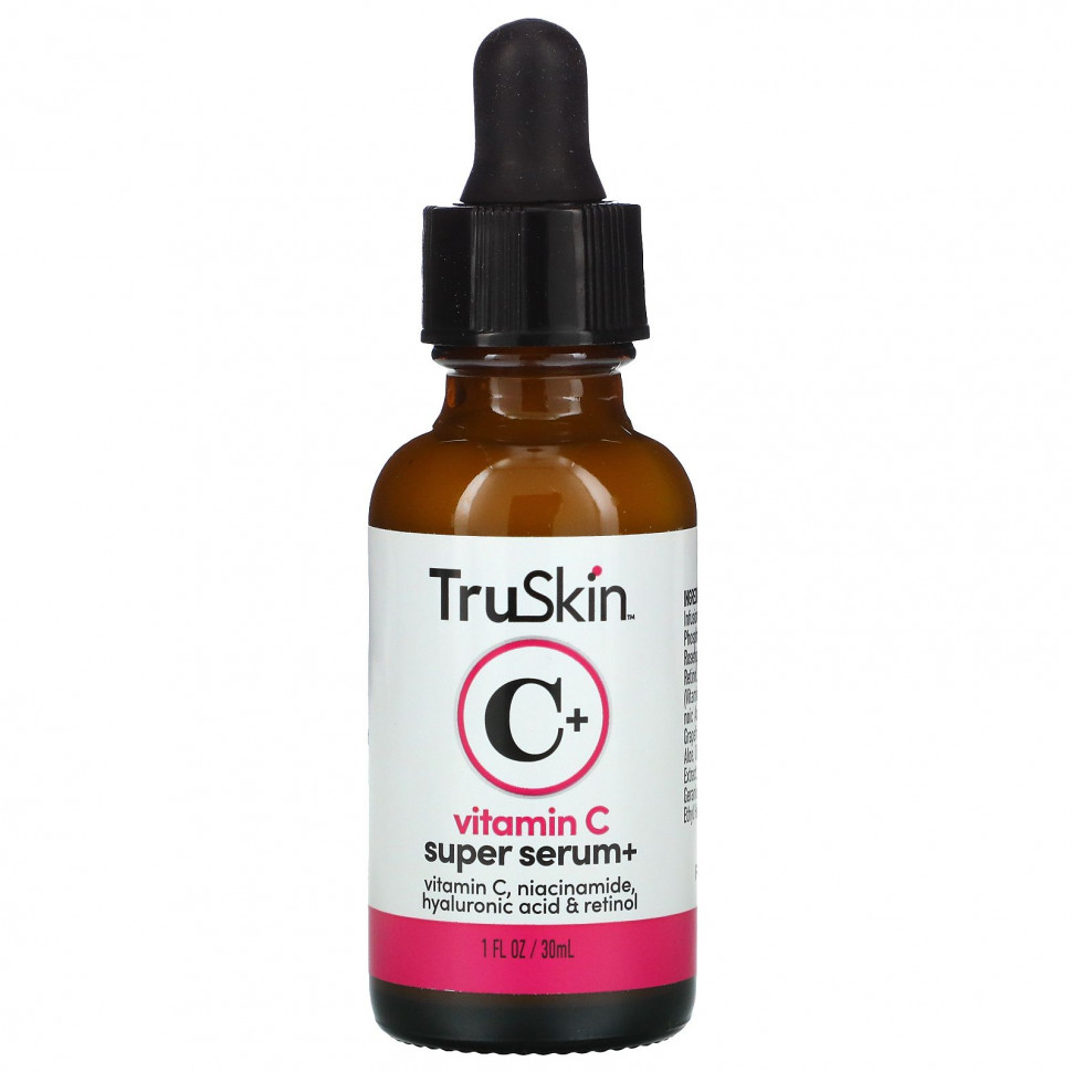 ���� ������ (Iherb) TruSkin, Vitamin C Super Serum +, 1 ������ ����� (30 ��), ������ �� 4870 ���