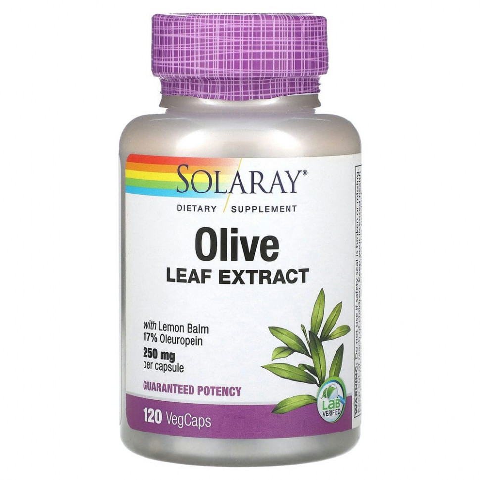 ���� ������ (Iherb) Solaray, �������� �� ������� ���������� ������, 250 ��, 120 ������������ ������, ������ �� 5060 ���