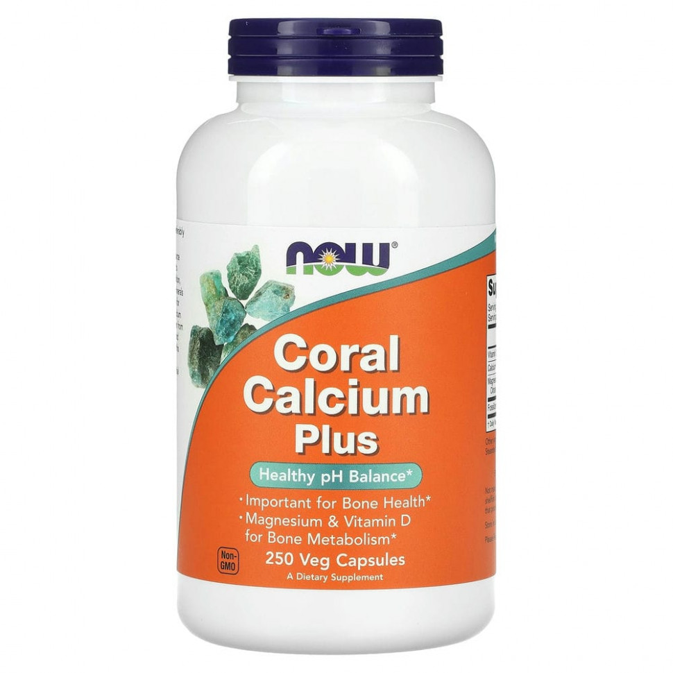 ���� ������ (Iherb) NOW Foods, Coral Calcium Plus, 250 ������������ ������, ������ �� 4390 ���