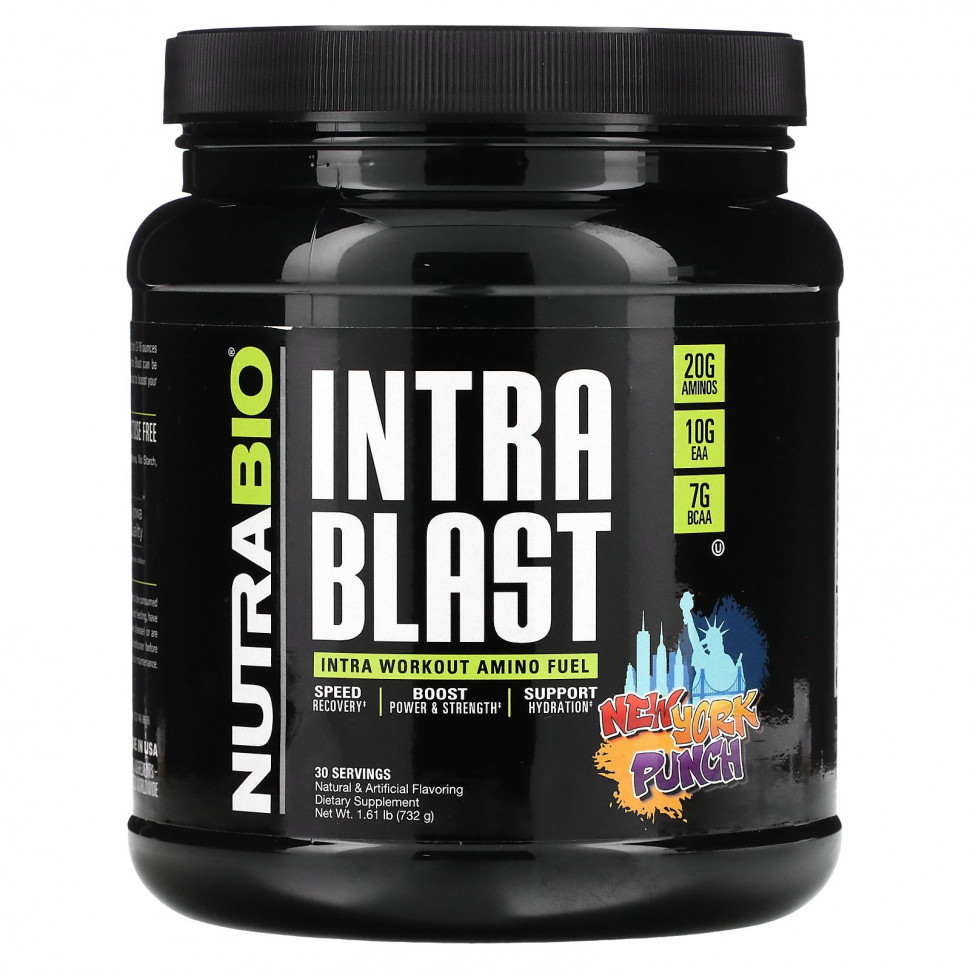   (Iherb) NutraBio Labs, Intra Blast,      , New York Punch, 732  (1,61 ),   7270 
