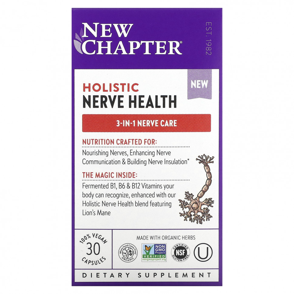   (Iherb) New Chapter, Holistic Nerve Health, 30 ,   4670 