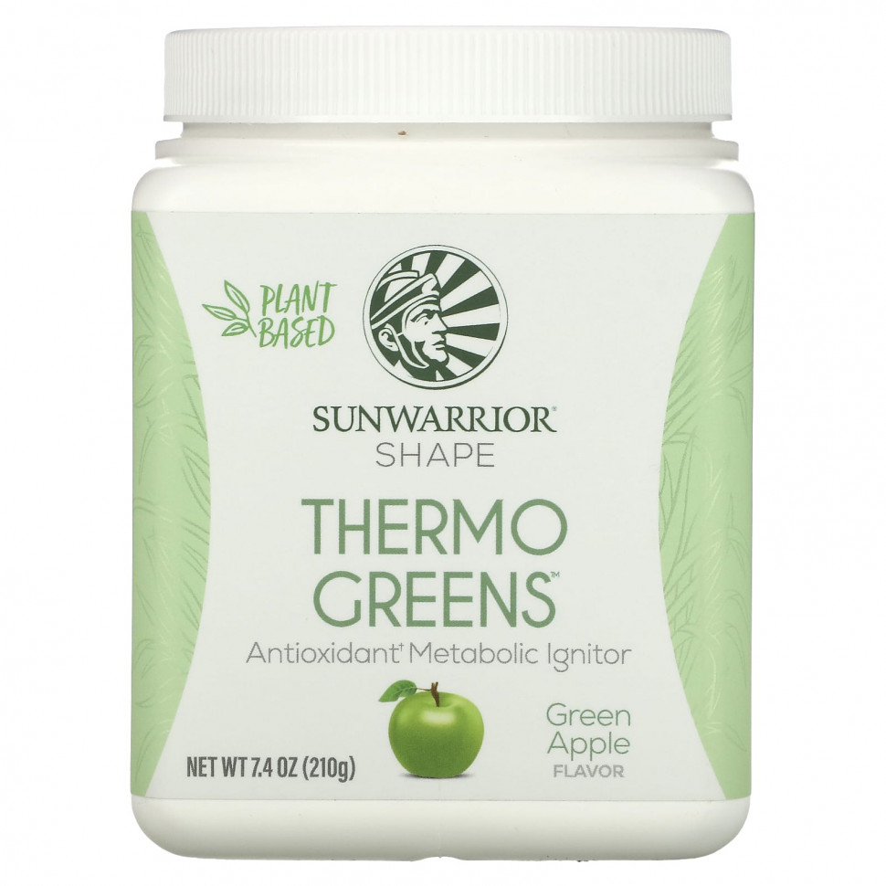 ���� ������ (Iherb) Sunwarrior, Shape, Thermo Greens, ������� ������, 210 � (7,4 �����), ������ �� 5290 ���