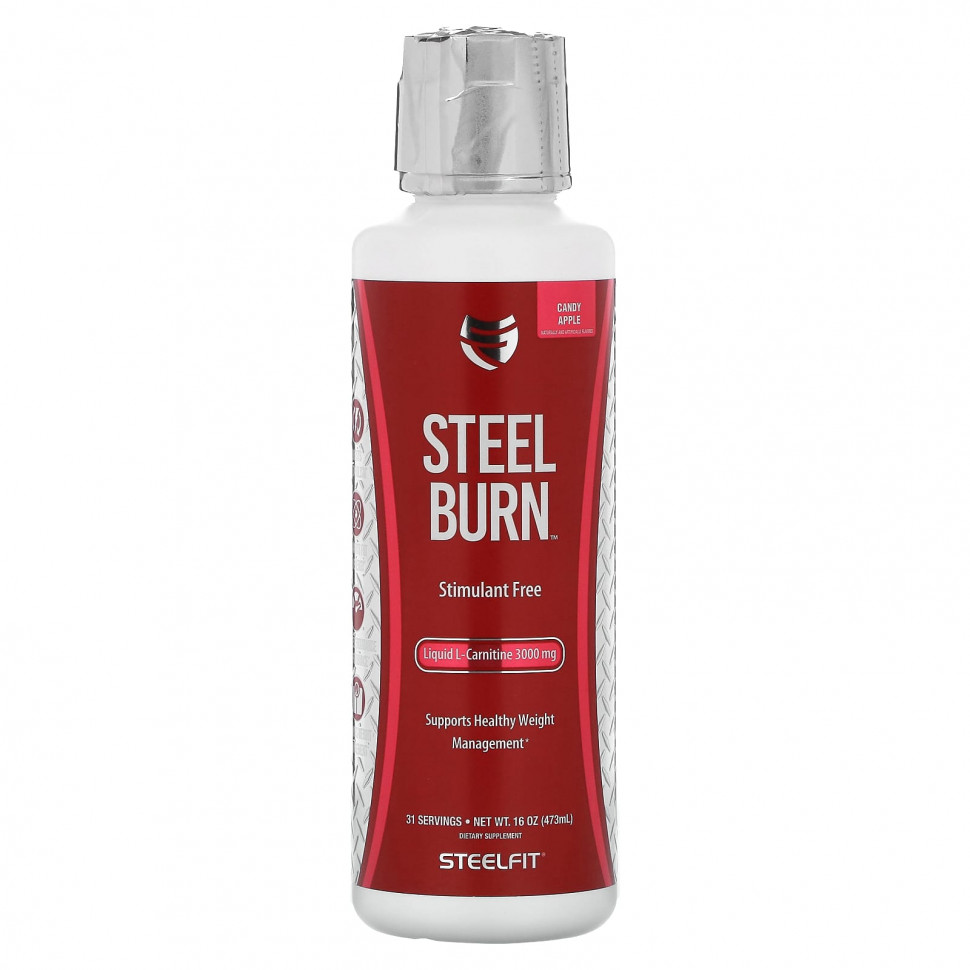 ���� ������ (Iherb) SteelFit, Steel Burn, ������ L-��������, ����������� ������, 3000 ��, 473 �� (16 �����), ������ �� 6480 ���