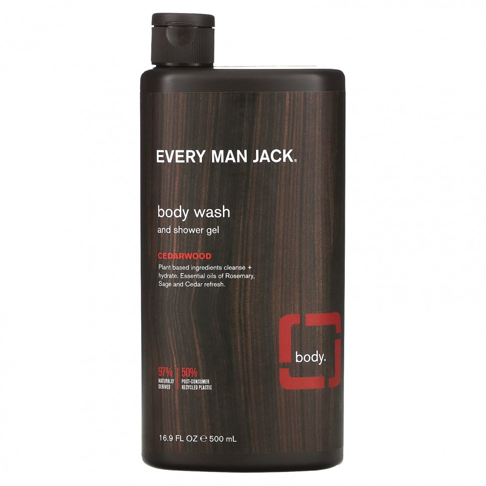 ���� ������ (Iherb) Every Man Jack, ���� ��� ���� � ���� ��� ����, ����, 500 �� (16,9 ����. �����), ������ �� 2410 ���