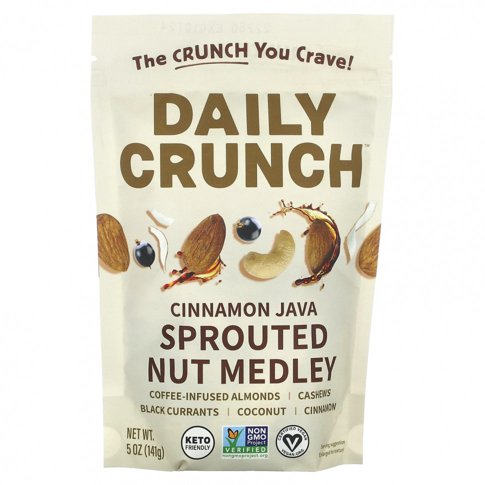 ���� ������ (Iherb) Daily Crunch, ����� ����������� ������, ������, 141 � (5 �����), ������ �� 1760 ���