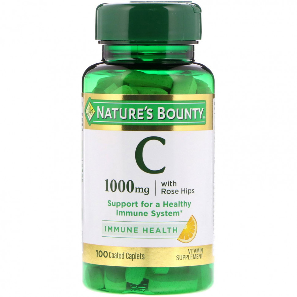 ���� ������ (Iherb) Nature's Bounty, ������� C � ����������, 1000 ��, 100 ������, �������� ���������, ������ �� 3240 ���