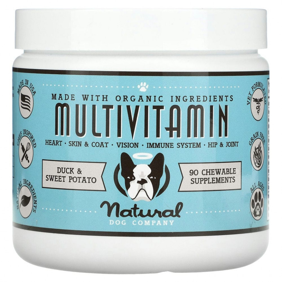 ���� ������ (Iherb) Natural Dog Company, ��������������, ��� ���� ���������, ���� � �����, 90 ����������� ��������, 284 � (10 �����), ������ �� 5070 ���
