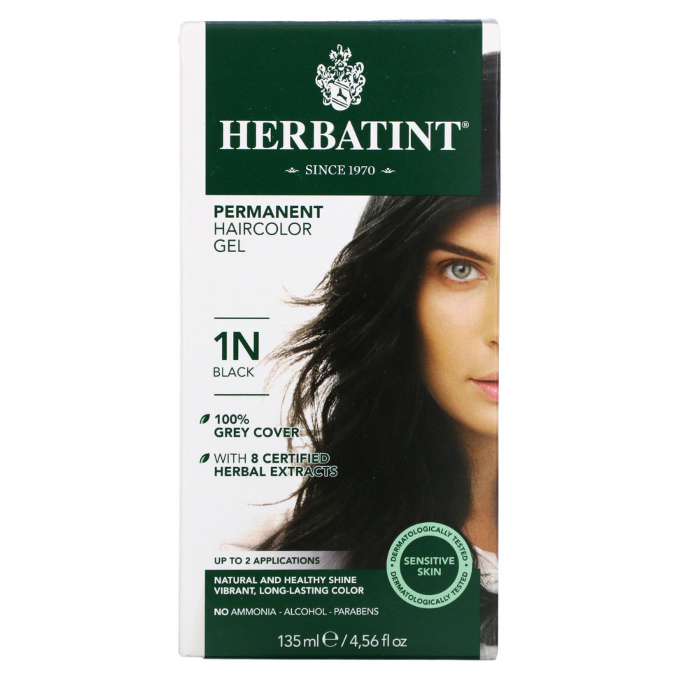 ���� ������ (Iherb) Herbatint, ������������ ����-������ ��� �����, 1N, ������, 135 �� (4,56 ����. �����), ������ �� 3330 ���