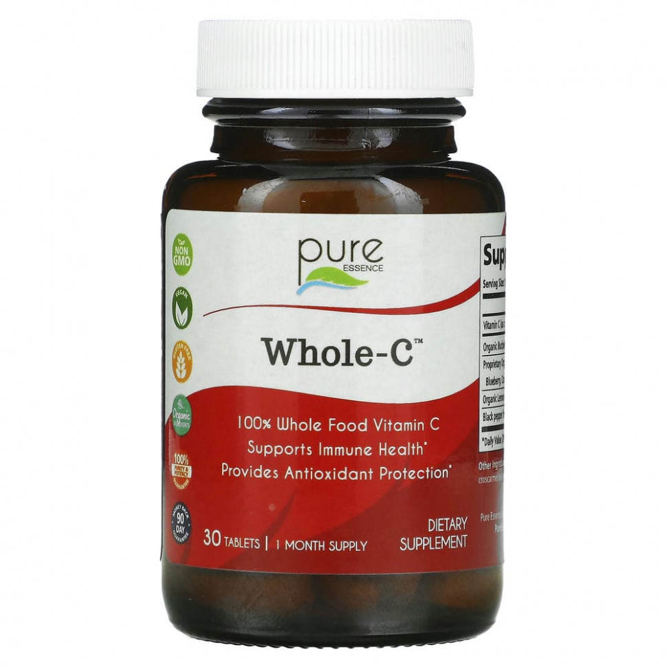 ���� ������ (Iherb) Pure Essence, Whole C, 30 ��������, ������ �� 2510 ���