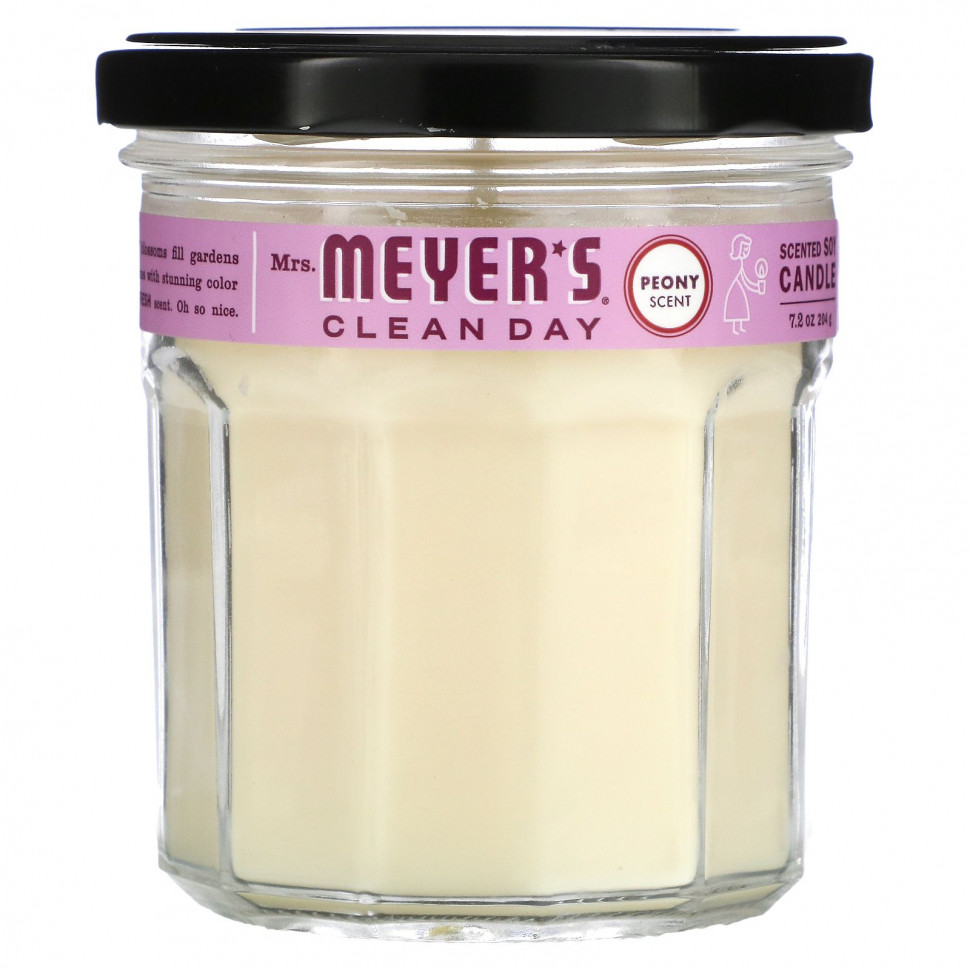 ���� ������ (Iherb) Mrs. Meyers Clean Day, Peony Candle, 204 � (7,2 �����), ������ �� 2990 ���