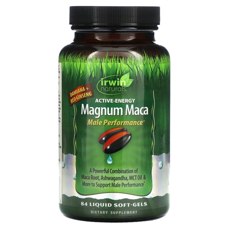 ���� ������ (Iherb) Irwin Naturals, Magnum Maca Male Performance, 84 ����������� �������, ������ �� 4750 ���